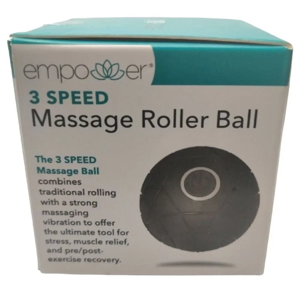 Empower Massage Roller Ball 3 Speed Massaging Vibrating Fascia Muscle Relaxation